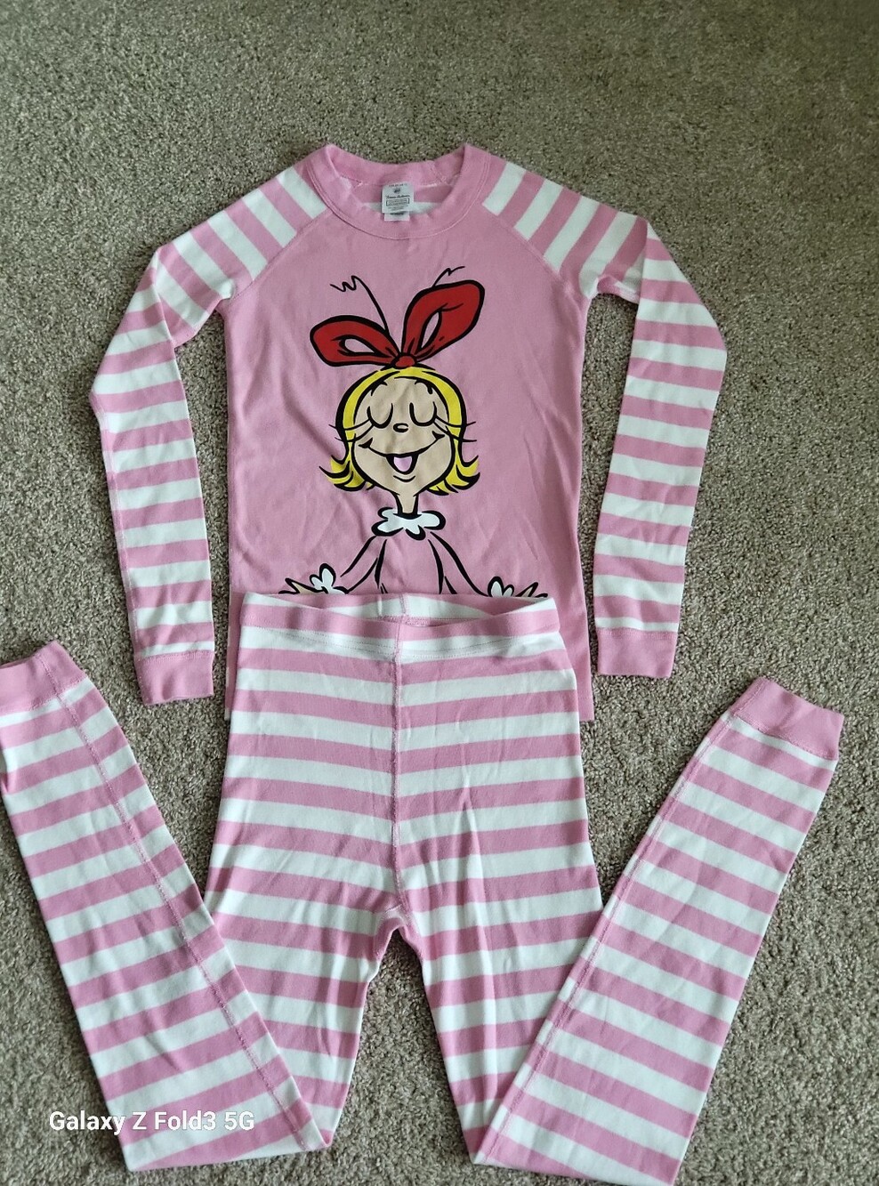♥️NWOT♥️ HANNA ANDERSSON GIRLS GRINCH CINDY LOU PAJAMAS